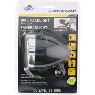 Faro Dunlop bianco 3led AB 16809 per bicicletta