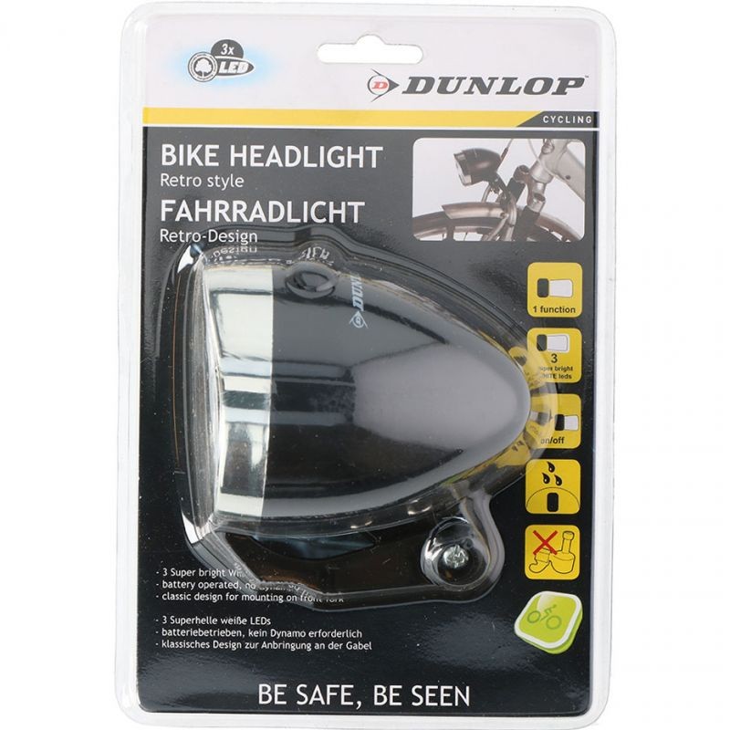 Dunlop headlight white 3led AB 16809 bicycle lamp