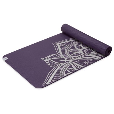 Tappetino yoga Gaiam Medaglione melanzana 6 mm 63844