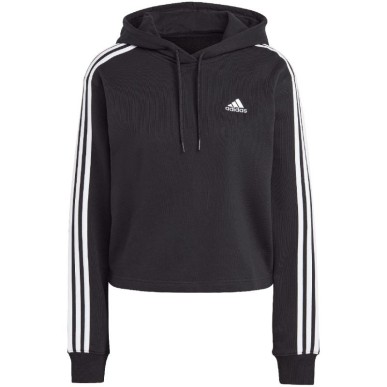 adidas Essentials 3-Stripes French Terry Crop Hoodie W IC8767