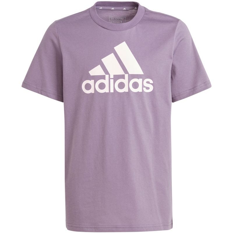 Maglietta in cotone con logo grande Adidas Essentials Jr IJ7061