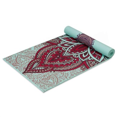 Tappetino yoga Gaiam Ara Rouge reversibile 6 mm 63368