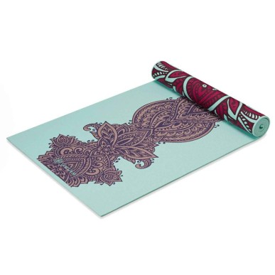 Yoga mat Gaiam Ara Rouge reversible 6 mm 63368