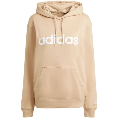 Felpa con cappuccio adidas Essentials Linear W IS2083