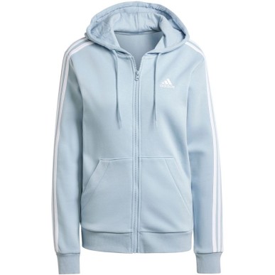 adidas Essentials 3-Stripes Full-Zip Fleece Sweatshirt W IR6076