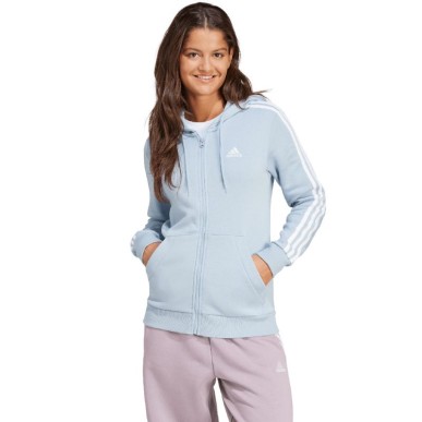 adidas Essentials 3-Stripes Full-Zip Fleece Sweatshirt W IR6076