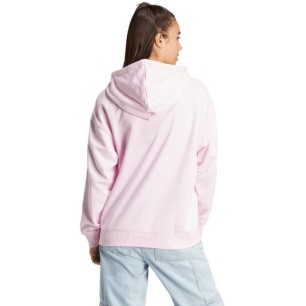 Felpa con cappuccio oversize adidas Essentials 3-Stripes French Terry con zip intera W IR6132