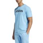 adidas Essentials Single Jersey Linear Logo Ricamato Tee M IS1350