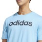 adidas Essentials Single Jersey Linear Logo Ricamato Tee M IS1350