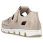 Scarpe Rieker W RKR651 beige in pelle traforata con velcro