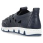 Scarpe in pelle traforata Rieker W RKR652, blu navy