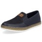 Comfortable leather shoes Rieker M RKR656, navy blue