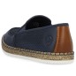 Scarpe comode in pelle Rieker M RKR656, blu navy