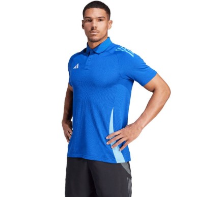 Adidas Tiro 24 Competition Polo men's T-shirt, blue IR7566