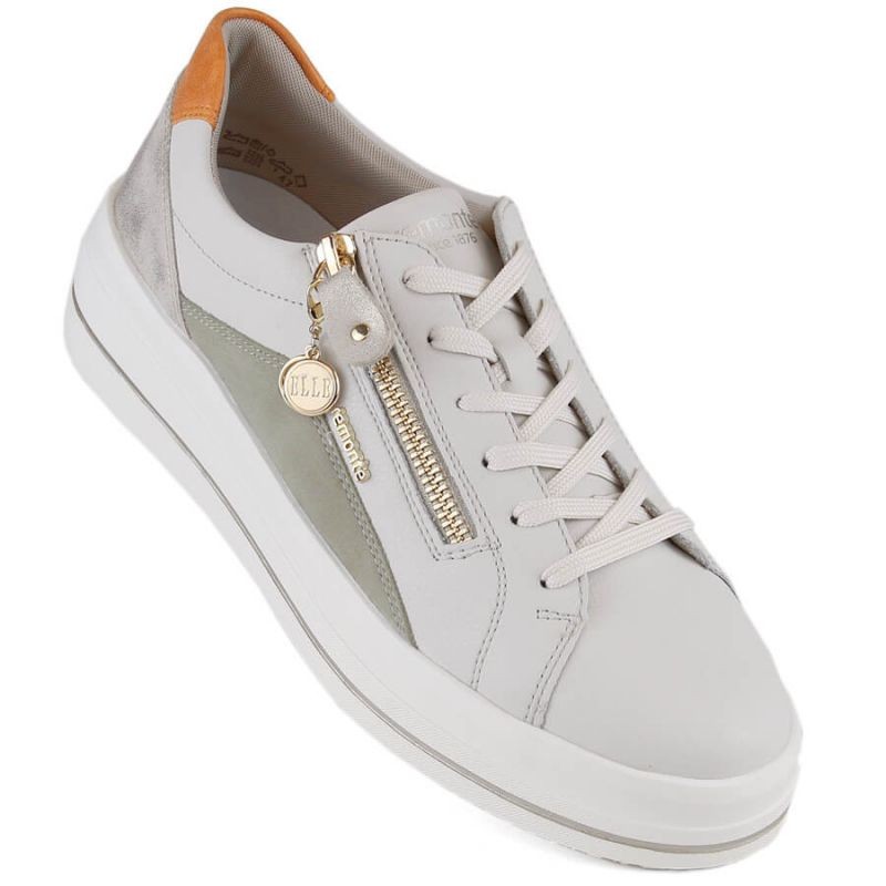 Scarpe comode in pelle Remonte W RKR676, beige