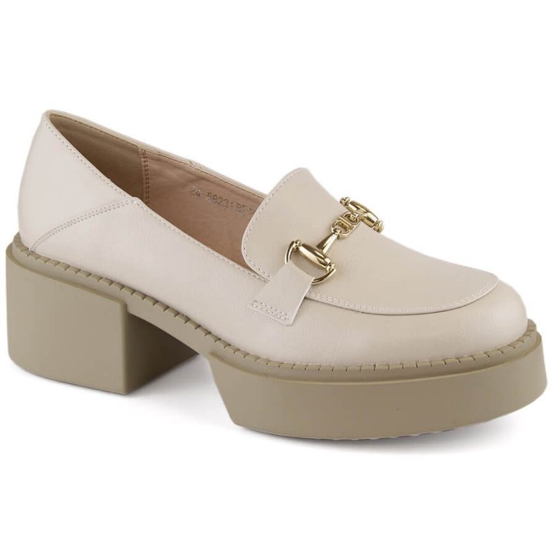 Scarpe col tacco alto beige McKeylor W JAN291