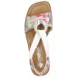 Comfortable floral sandals Rieker W RKR334C multicolor