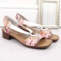 Comfortable floral sandals Rieker W RKR334C multicolor