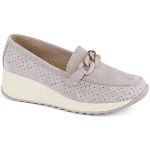 Scarpe in pelle scamosciata beige Filippo W PAW507A