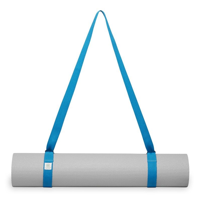 Cinghia per tappetino yoga Gaiam blu 61711BL