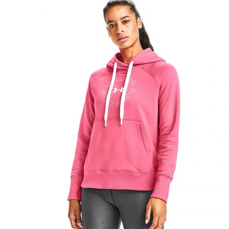 Felpa con cappuccio Under Armour Rival Fleece Metallic W 1356 323 668