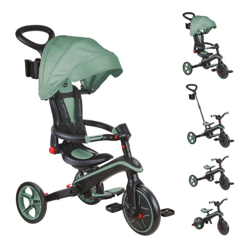 Globber Explorer Trike Bici pieghevole 4 in 1 732-104