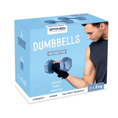 Spokey Monster dumbbells 2x 2 kg SPK-944047