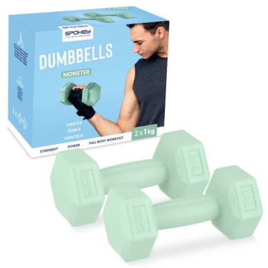 Spokey Monster dumbbells 2x 1 kg SPK-944049