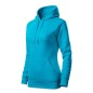 Malfini Cape Free W sweatshirt MLI-F1444 turquoise