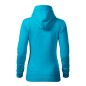 Malfini Cape Free W sweatshirt MLI-F1444 turquoise