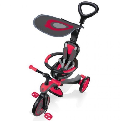 Bicicletta Smj Globber New Red Explorer Trike 4in1 632-102-2