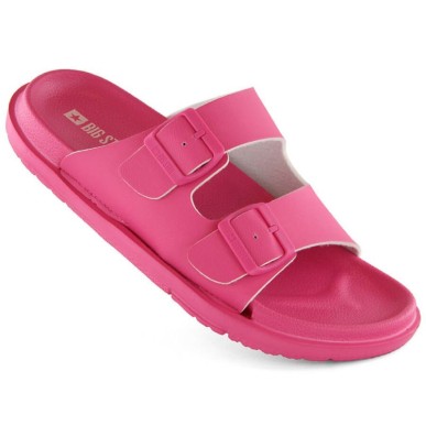 Big Star W INT2004E foam flip-flops with buckles, fuchsia