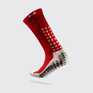 Calzini da calcio Trusox Thin, rossi