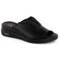 Filippo W PAW536 black leather wedge mules