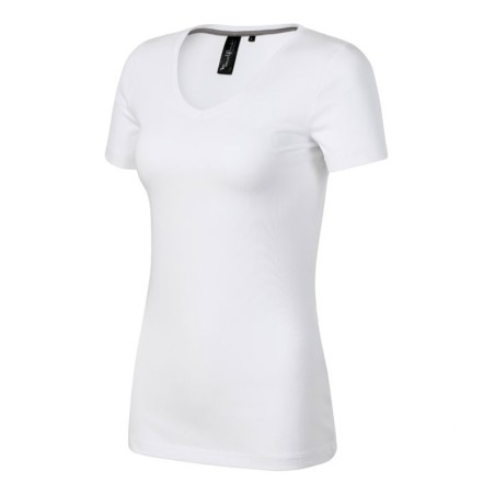 Maglietta Malfini Action V-neck W MLI-70100 bianca