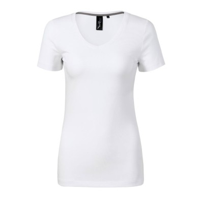 Malfini Action V-neck T-shirt W MLI-70100 white