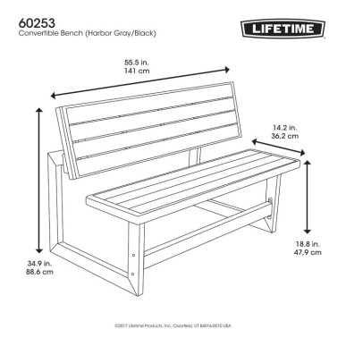 Lifetime 60253 bench