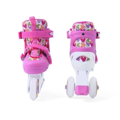 Smj Sport Hearts 2in1 roller skates + adjustable roller skates HS-TNK-000017130