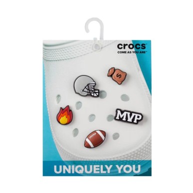 Crocs Jibbitz™ Football Star confezione da 5 spille 10009749