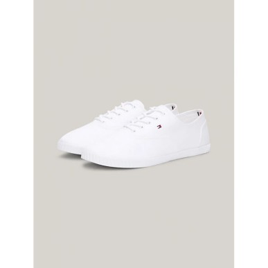 Tommy Hilfiger Canvas Lace Up Sneaker W FW0FW07805YBS