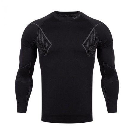 Alpinus Active Base Layer T-shirt termoattiva nera-grigia M GT43189