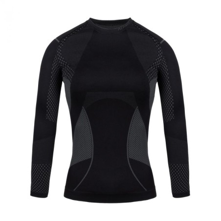 Alpinus Active Base Layer T-shirt termoattiva nera-grigia W GT43180