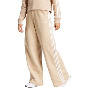 Pantaloni larghi in pile adidas Essentials 3-Stripes W IR5385