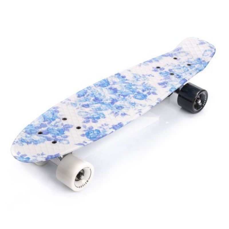 Meteor Flowers Bianco 22608 skateboard