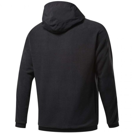 Felpa con cappuccio e zip intera Reebok Workout Ready Fleece M FS8450