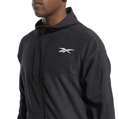 Reebok Workout Ready Fleece Full Zip Hoodie M FS8450