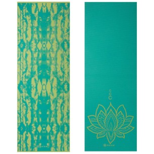 Tappetino Yoga bifacciale GAIAM Turchese Lotus 6 MM 62344