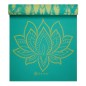 Double-sided Yoga Mat GAIAM Turquoise Lotus 6 MM 62344