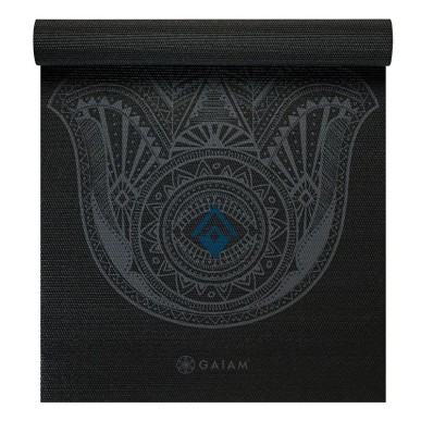 GAIAM Gray Hamsa 4 MM 61971 Yoga Mat