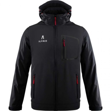 Softshell jacket Alpinus Stenshuvud black BR43371